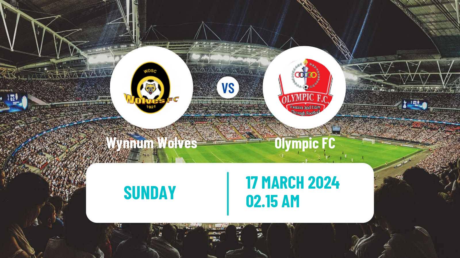 Soccer Australian NPL Queensland Wynnum Wolves - Olympic FC