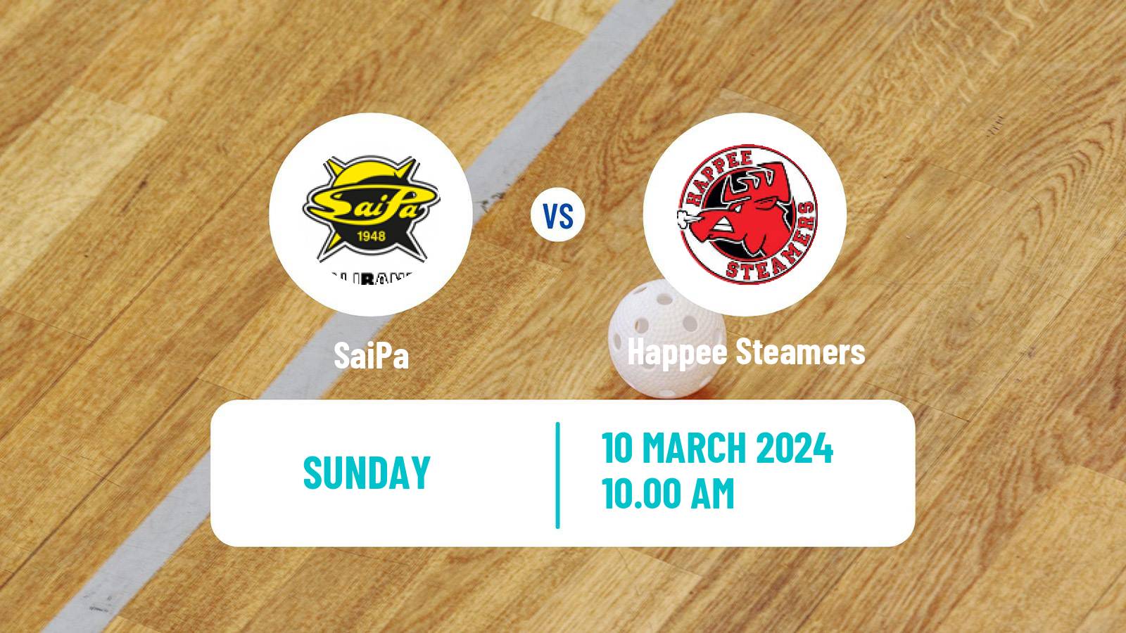 Floorball Finnish Divari SaiPa - Happee Steamers