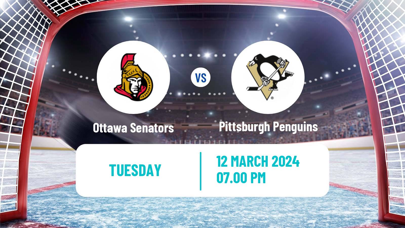 Hockey NHL Ottawa Senators - Pittsburgh Penguins