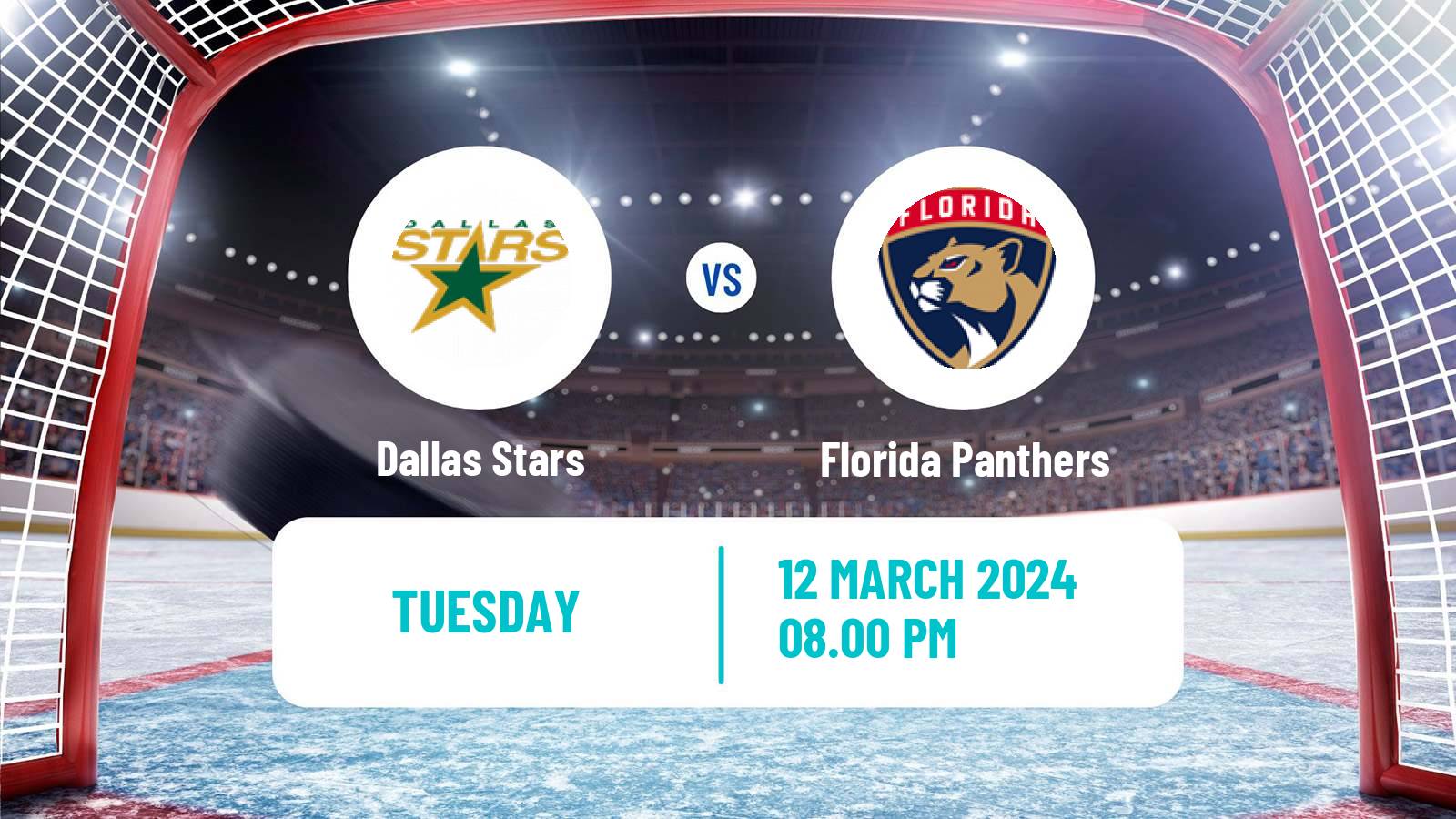 Hockey NHL Dallas Stars - Florida Panthers