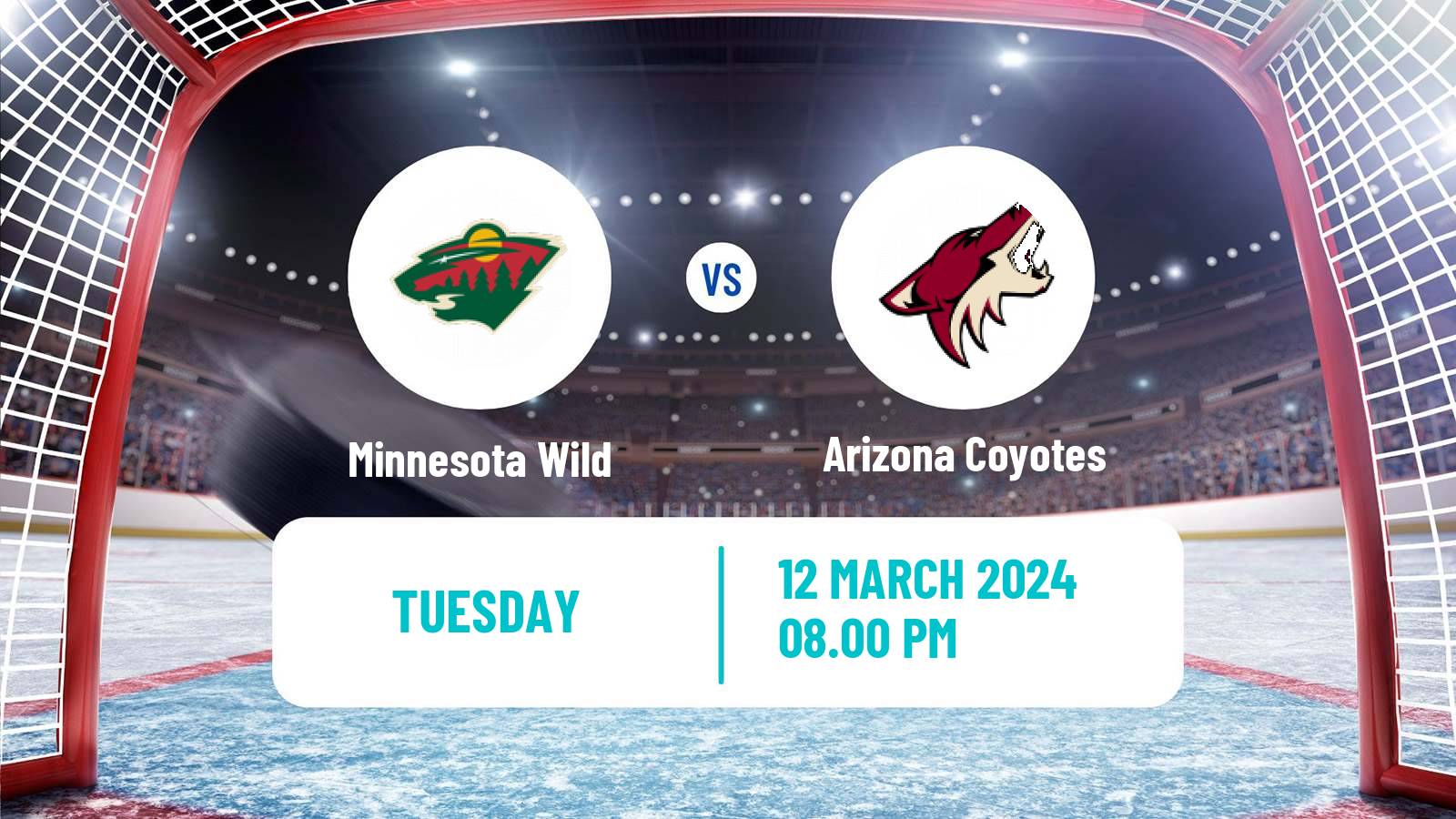 Hockey NHL Minnesota Wild - Arizona Coyotes