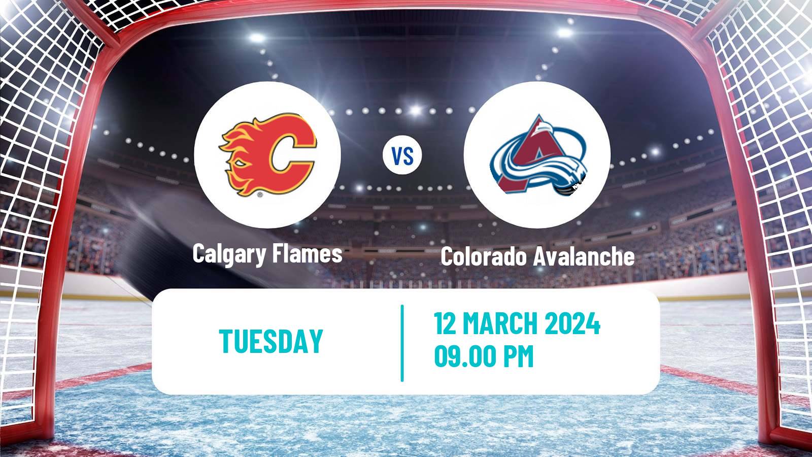 Hockey NHL Calgary Flames - Colorado Avalanche