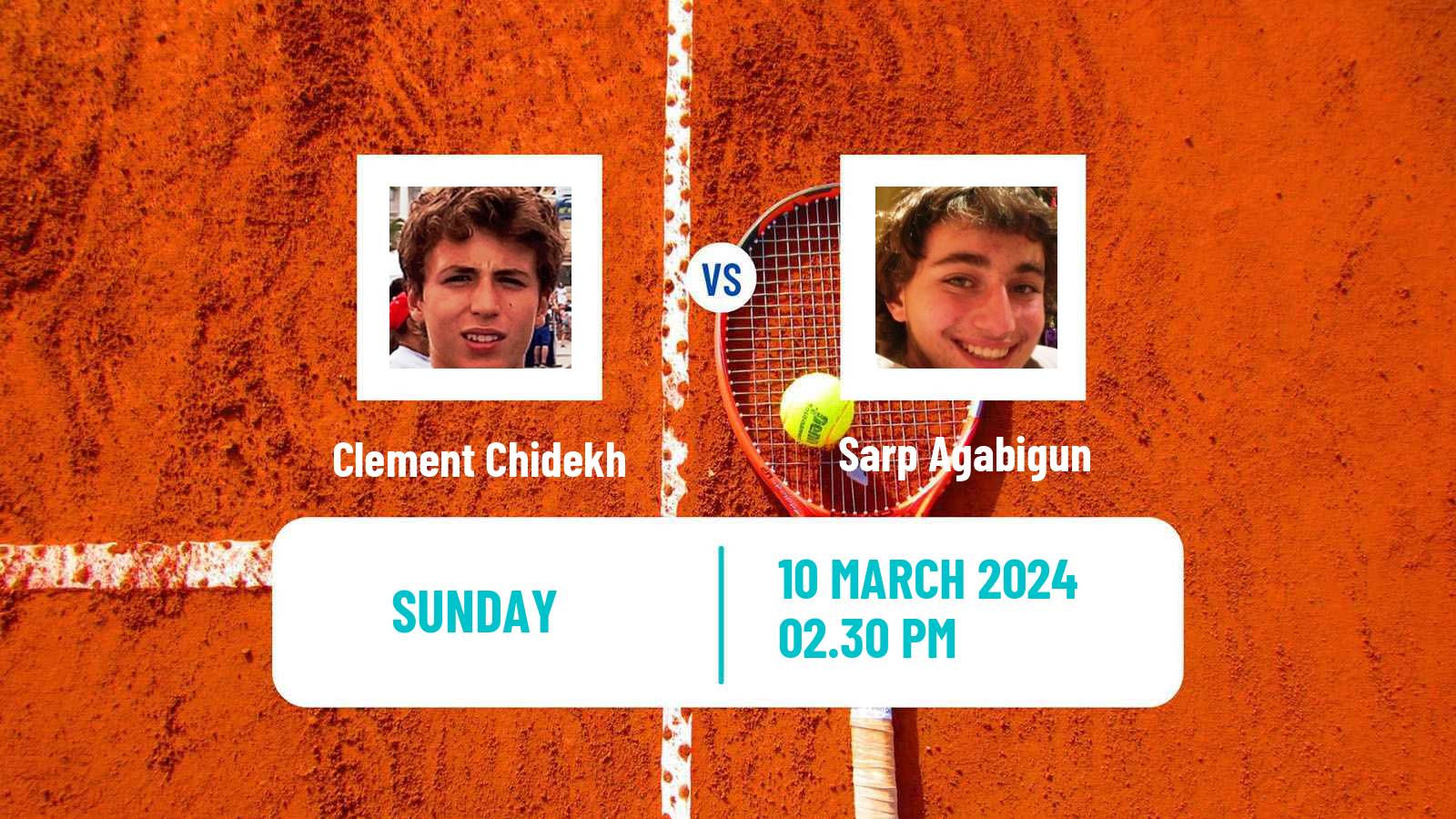Tennis Hamburg Challenger Men Clement Chidekh - Sarp Agabigun