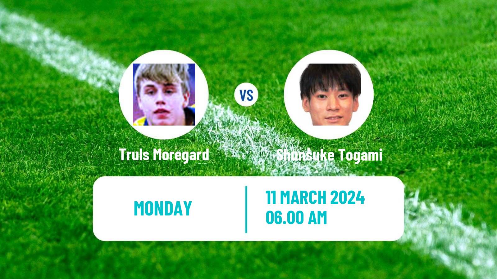 Table tennis Singapore Smash Men Truls Moregard - Shunsuke Togami