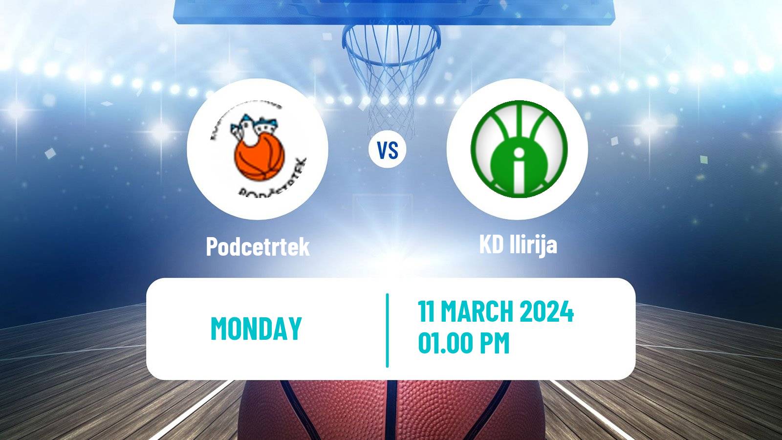 Basketball Slovenian Liga Basketball Podcetrtek - Ilirija