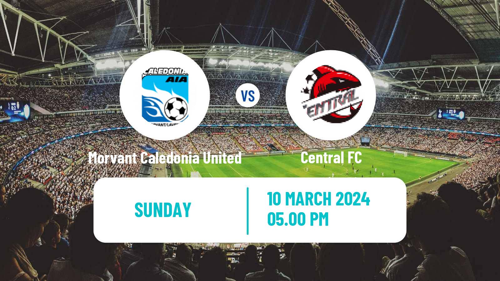 Soccer Trinidad and Tobago Premier League Morvant Caledonia United - Central FC