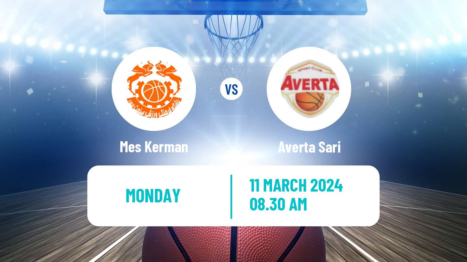 Basketball Iran Super League Basketball Mes Kerman - Averta Sari