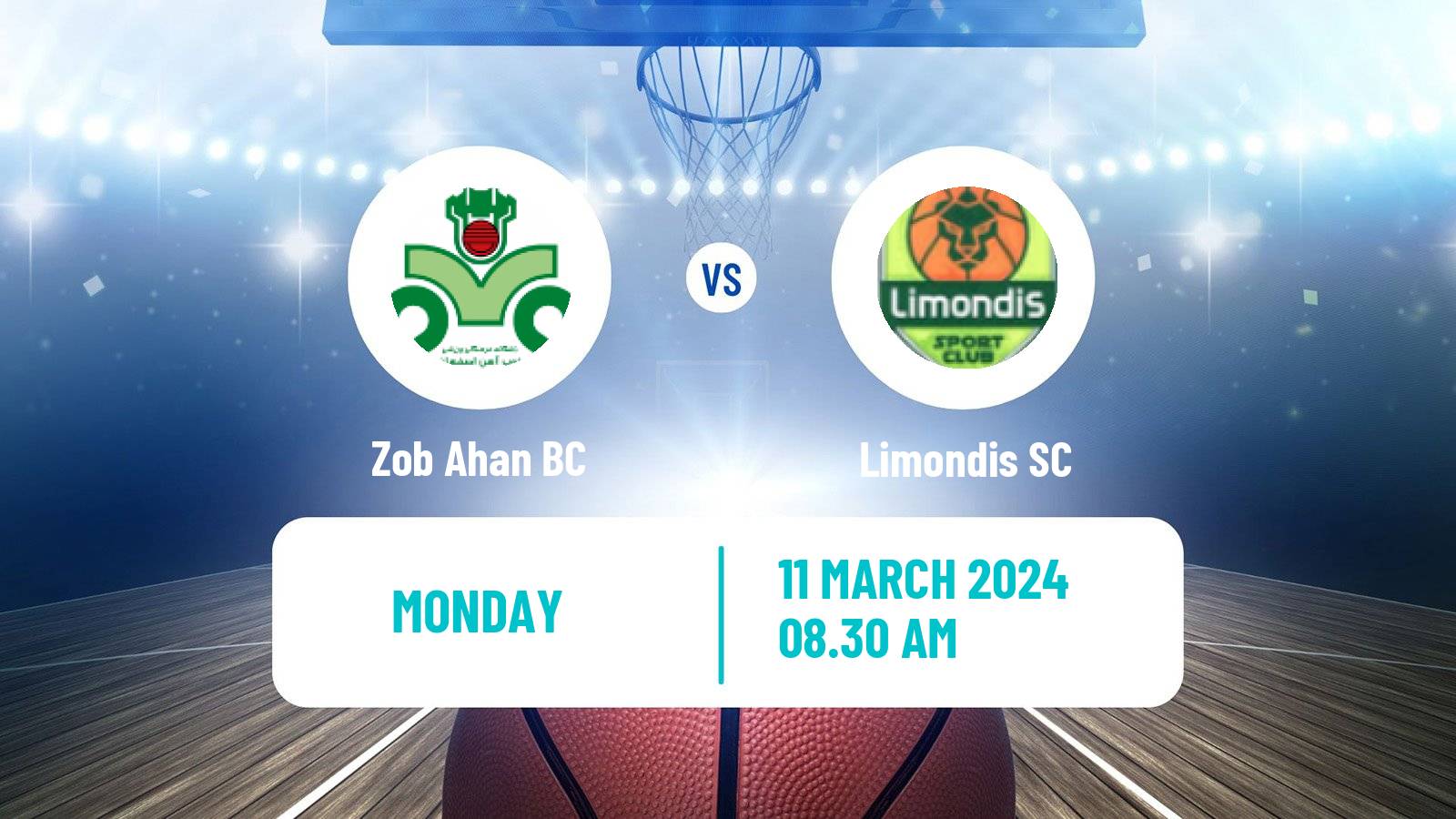 Basketball Iran Super League Basketball Zob Ahan - Limondis