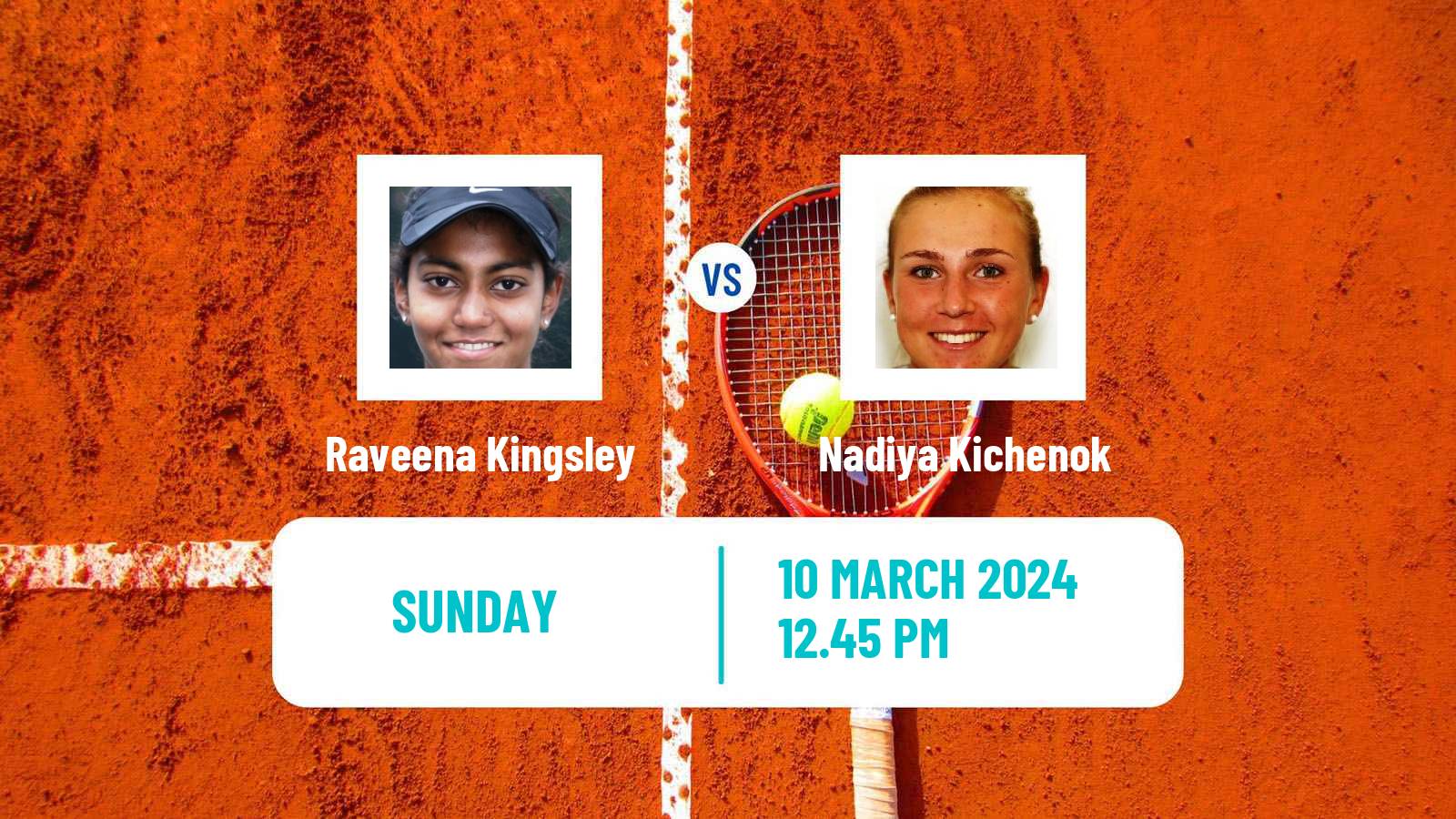 Tennis Charleston Challenger Women Raveena Kingsley - Nadiya Kichenok
