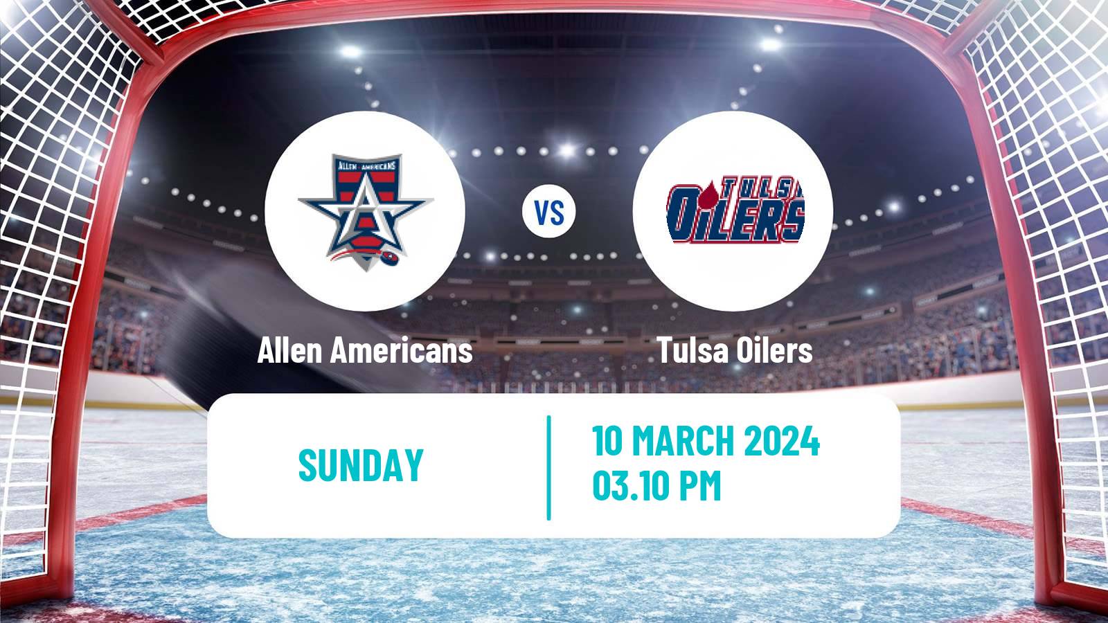 Hockey ECHL Allen Americans - Tulsa Oilers