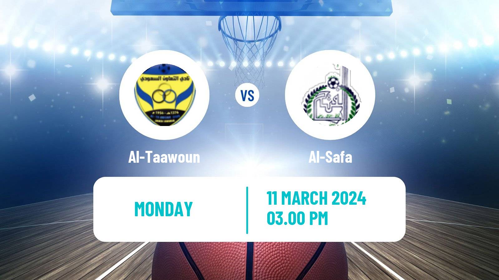 Basketball Saudi Premier League Basketball Al-Taawoun - Al-Safa