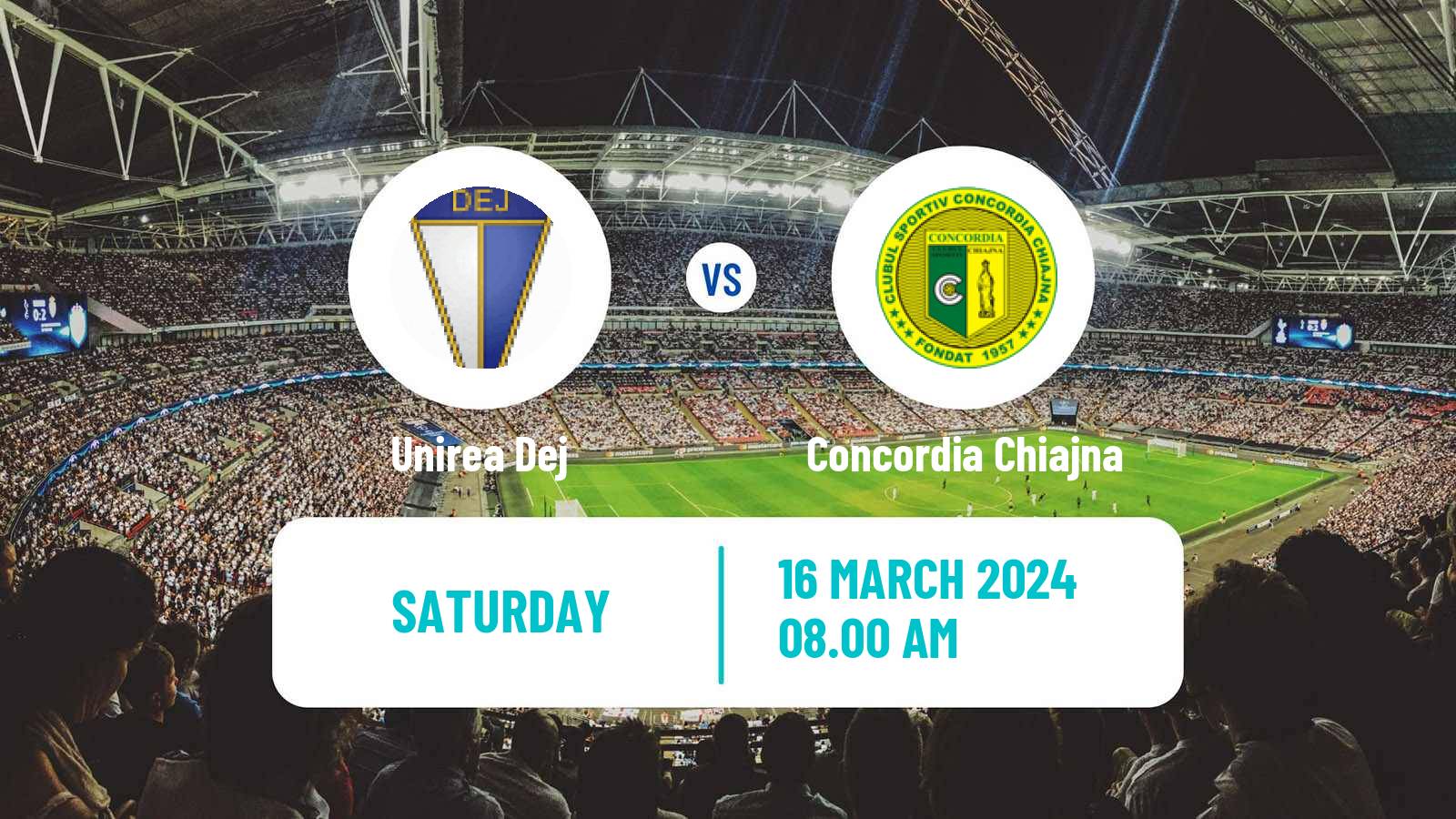 Soccer Romanian Division 2 Unirea Dej - Concordia Chiajna