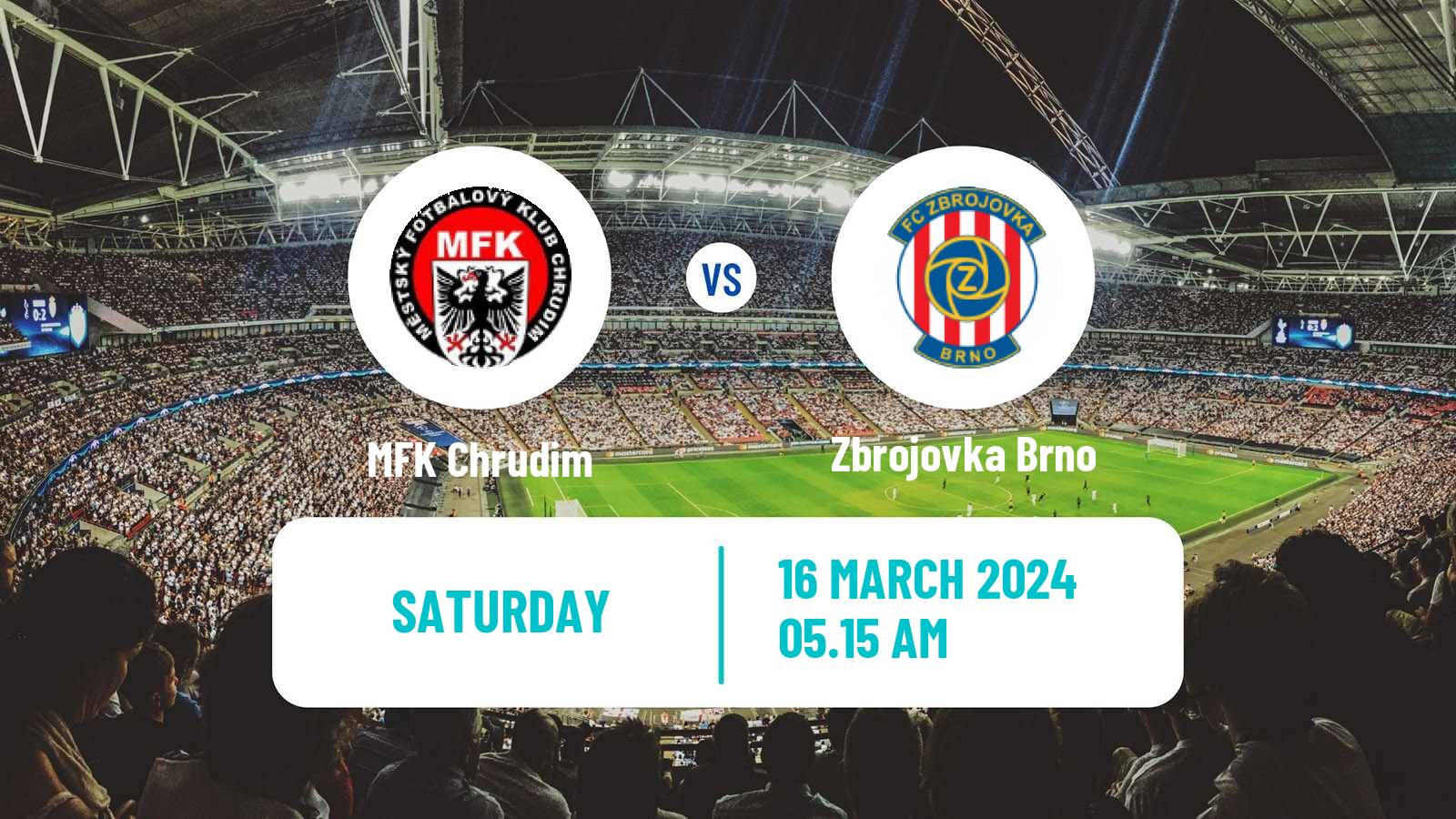 Soccer Czech Division 2 Chrudim - Zbrojovka Brno