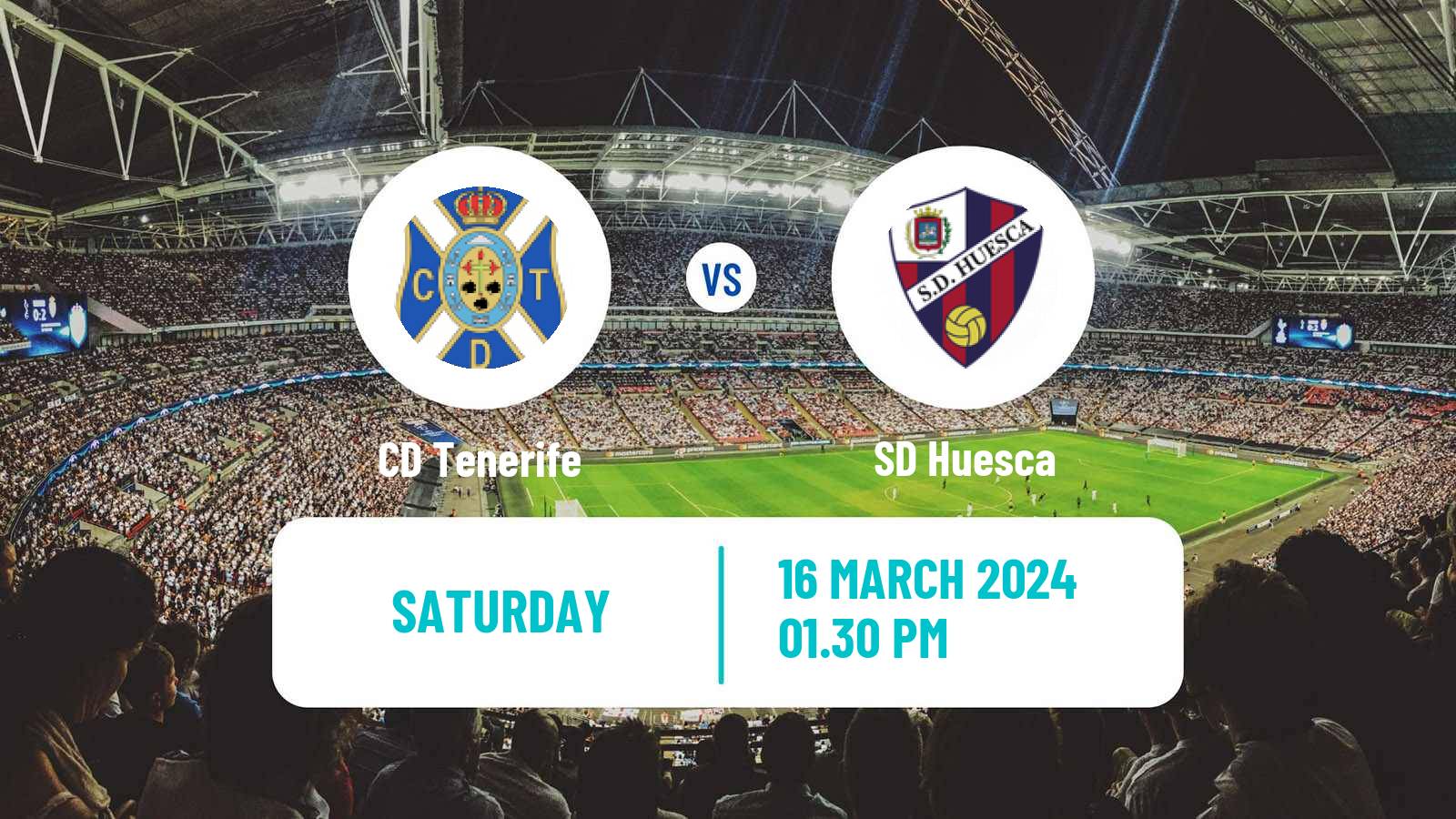 Soccer Spanish LaLiga2 Tenerife - Huesca