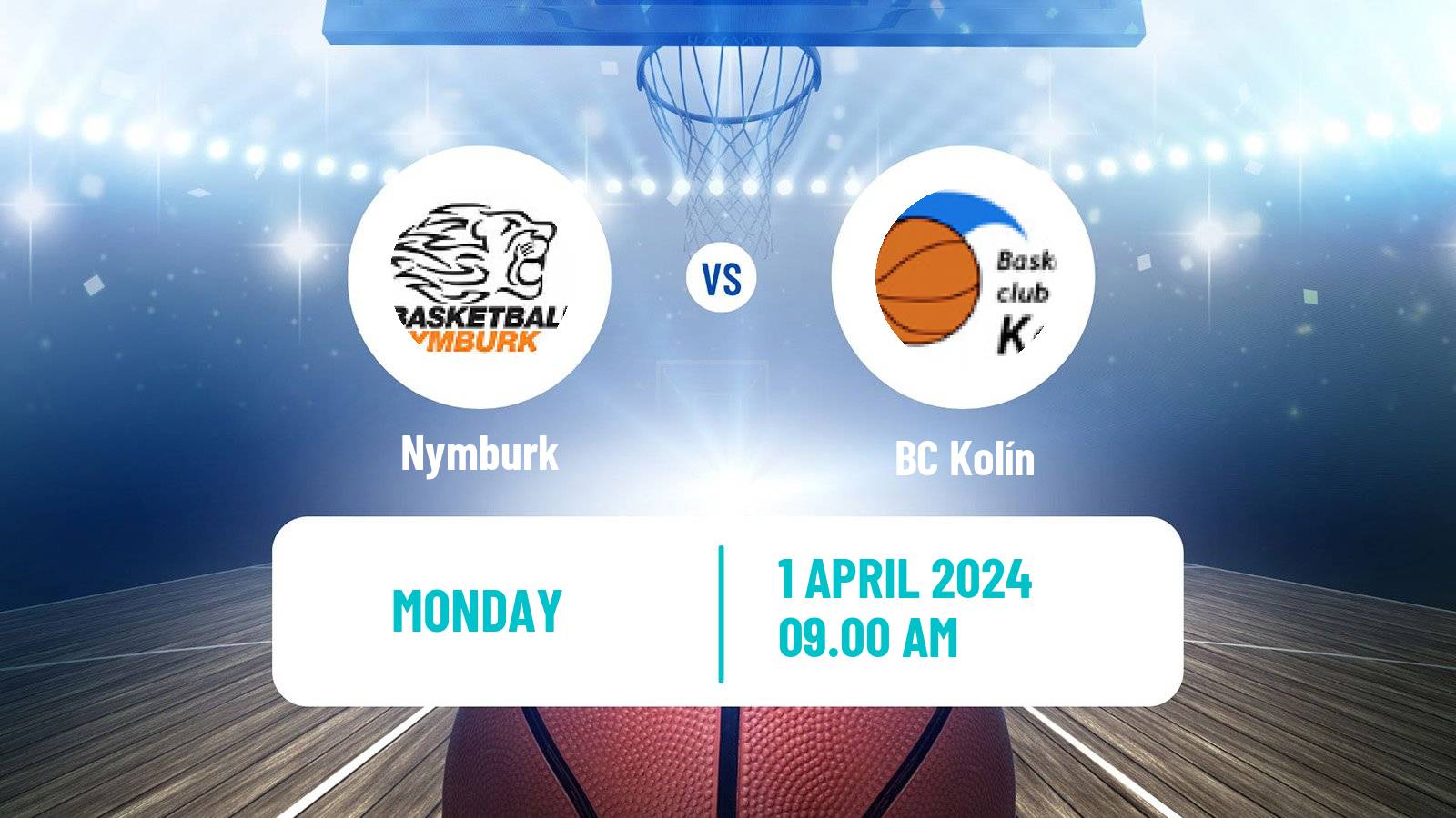 Basketball Czech NBL Nymburk - Kolín