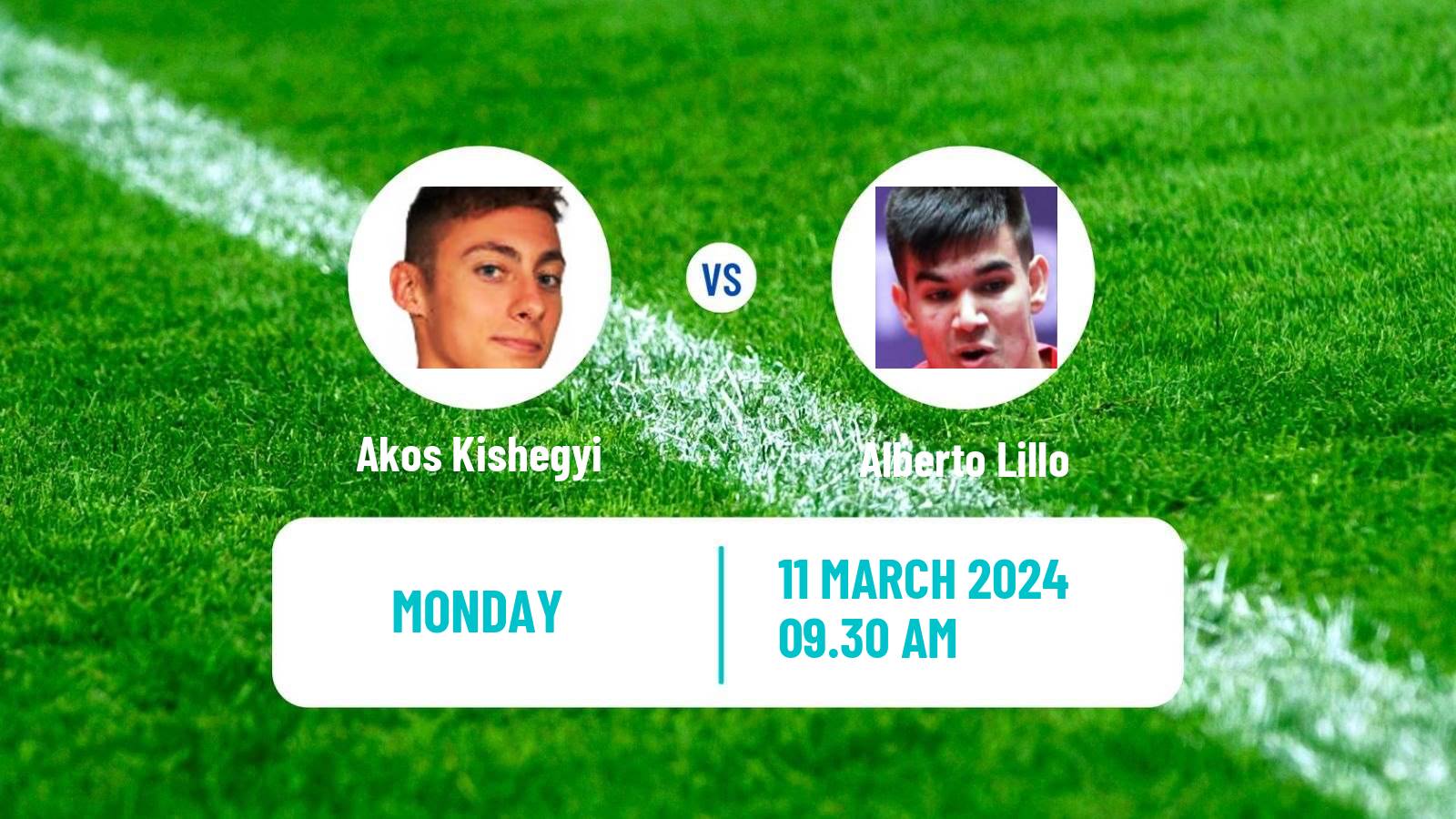 Table tennis Challenger Series Men Akos Kishegyi - Alberto Lillo