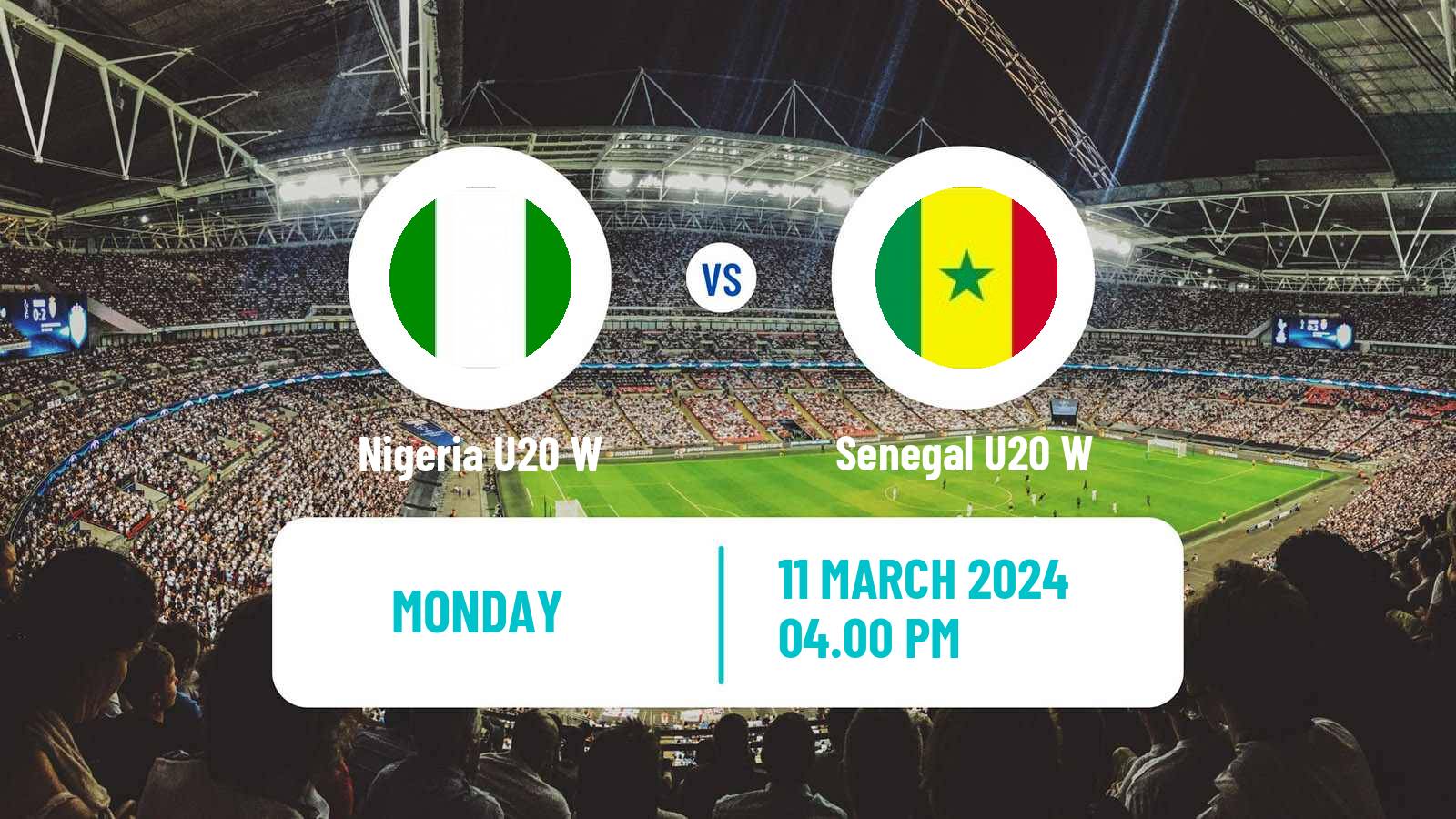Soccer African Games Football Women Nigeria U20 W - Senegal U20 W
