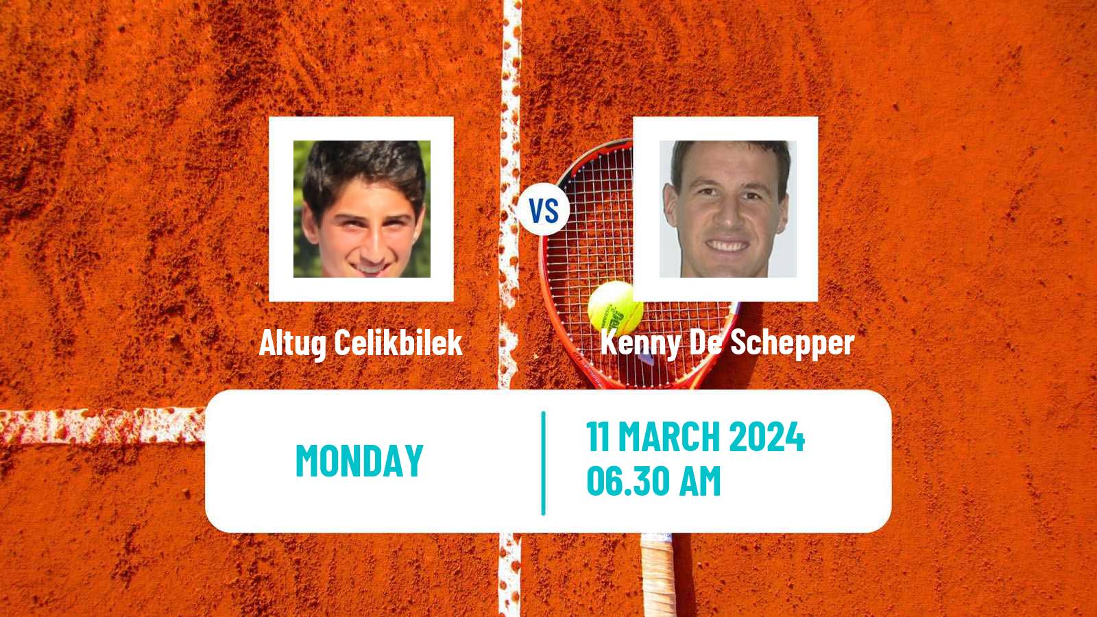 Tennis Hamburg Challenger Men Altug Celikbilek - Kenny De Schepper