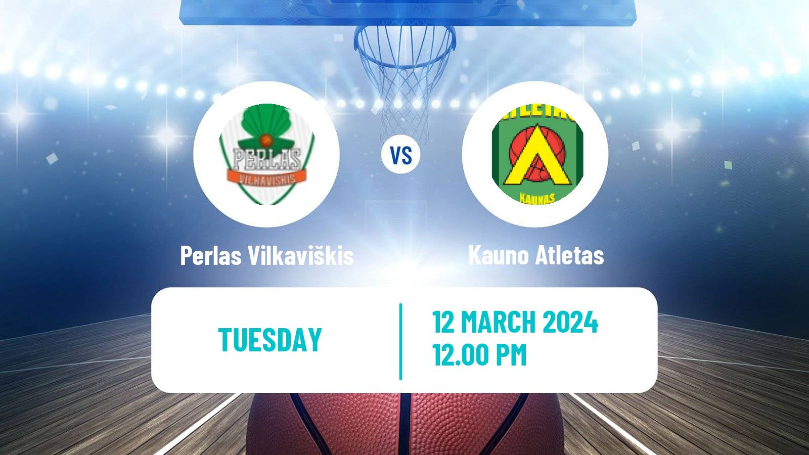Basketball Lietuvos NKL Perlas Vilkaviškis - Kauno Atletas