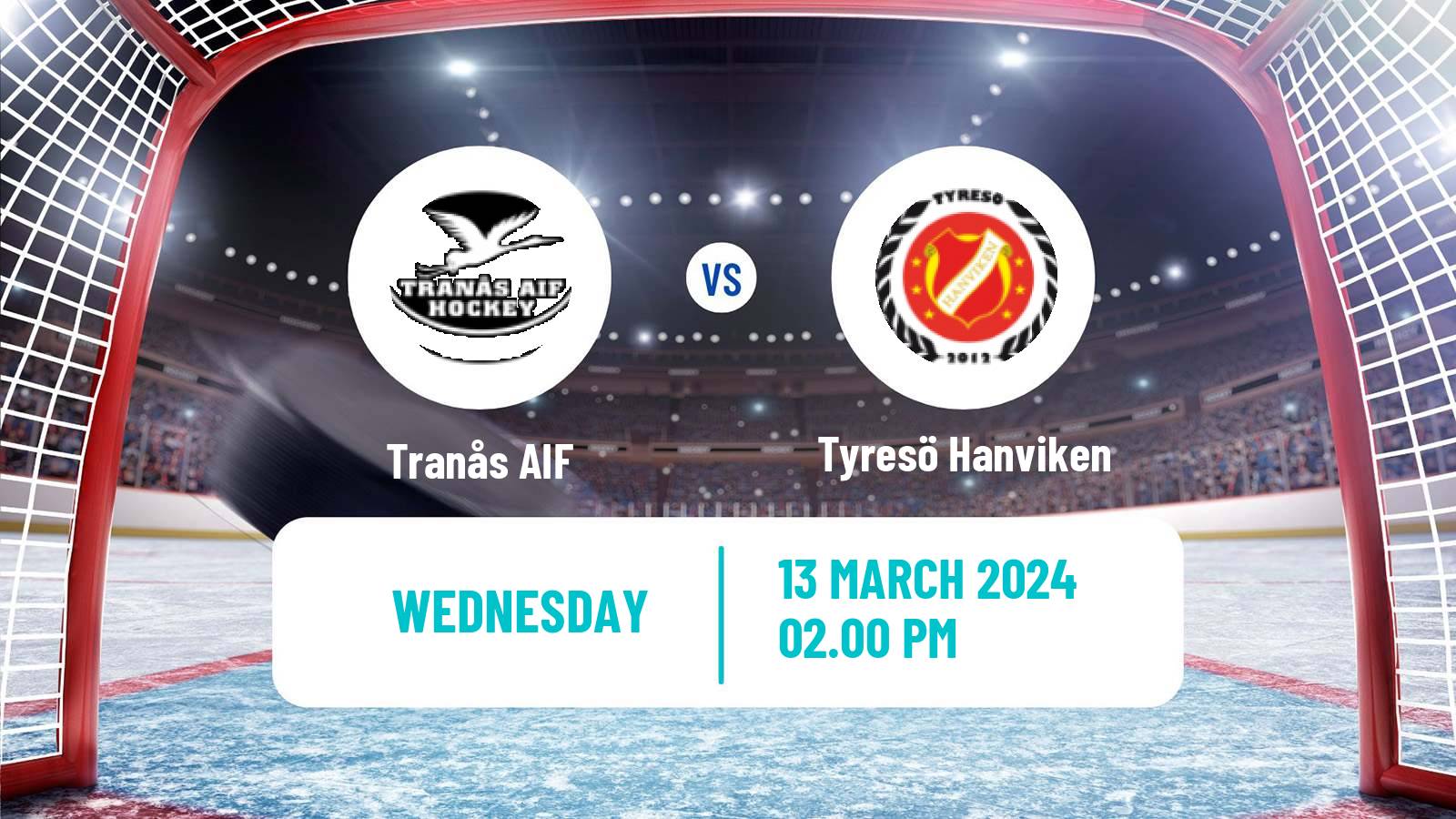 Hockey Swedish Hockey AllEttan Norra Tranås - Tyresö Hanviken