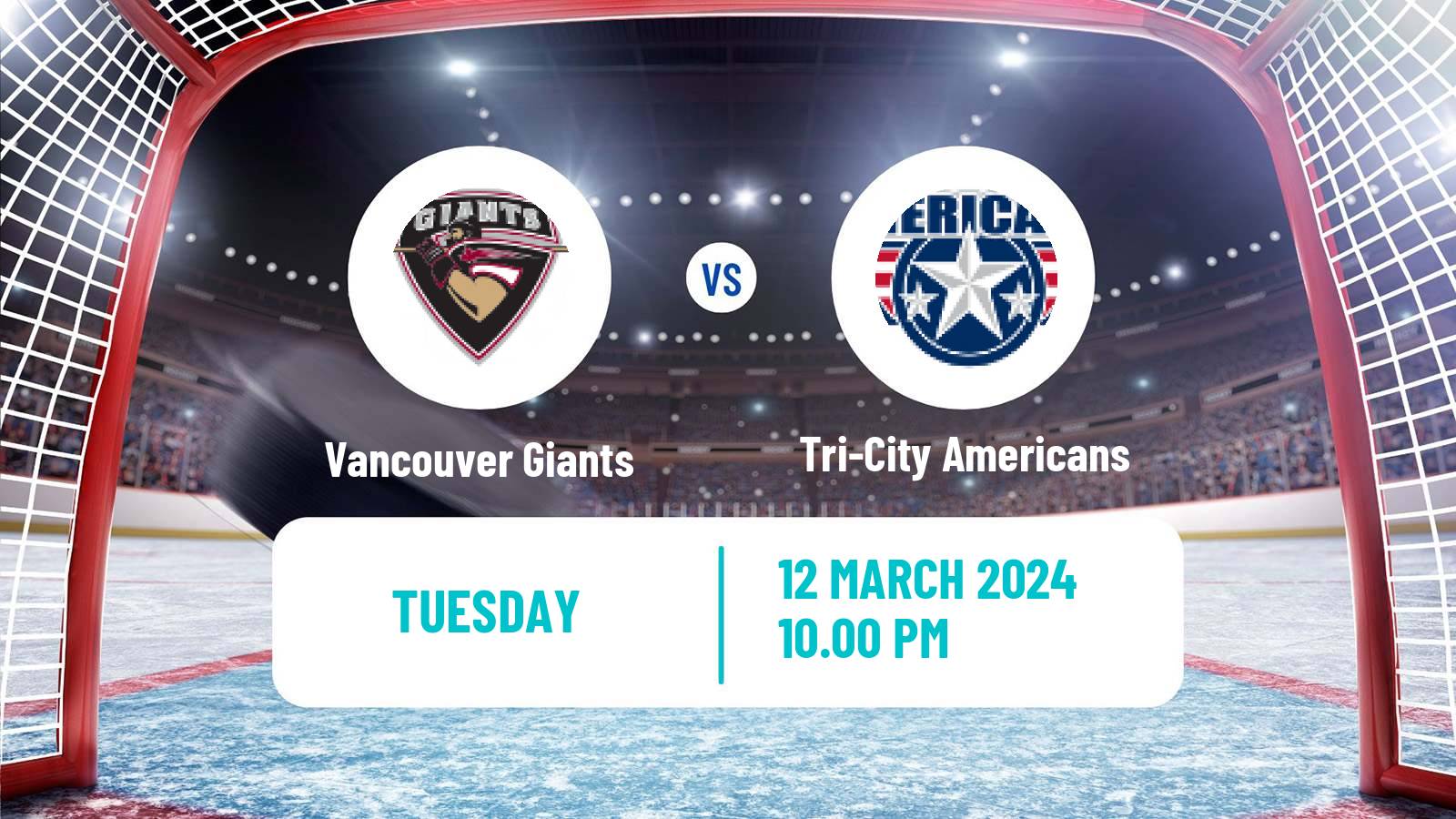 Hockey WHL Vancouver Giants - Tri-City Americans