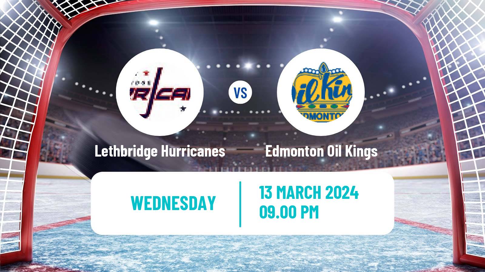 Hockey WHL Lethbridge Hurricanes - Edmonton Oil Kings