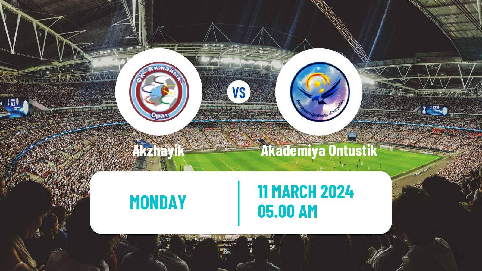 Soccer Kazakh Cup Akzhayik - Akademiya Ontustik