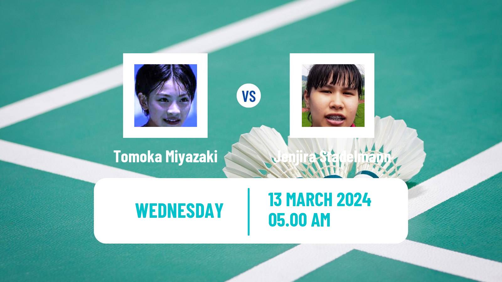 Badminton BWF World Tour Orleans Masters Women Tomoka Miyazaki - Jenjira Stadelmann