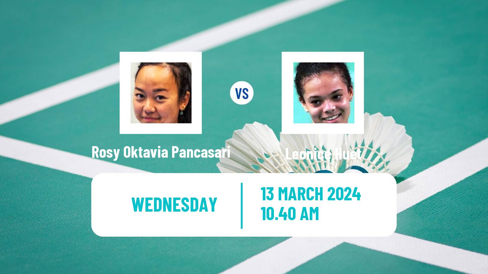 Badminton BWF World Tour Orleans Masters Women Rosy Oktavia Pancasari - Leonice Huet