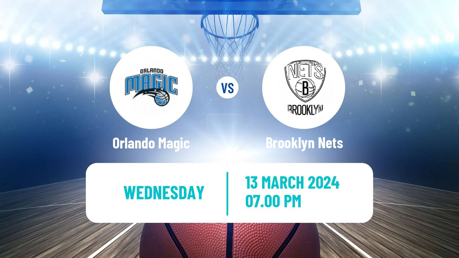 Basketball NBA Orlando Magic - Brooklyn Nets