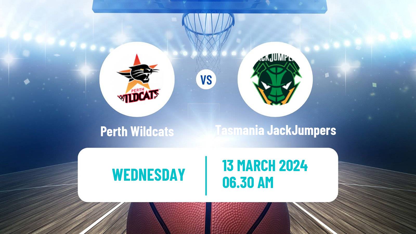 Basketball Australian NBL Perth Wildcats - Tasmania JackJumpers