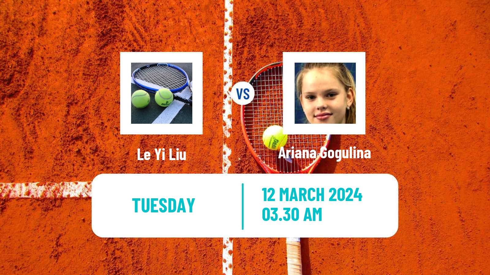 Tennis ITF W15 Karaganda 2 Women 2024 Le Yi Liu - Ariana Gogulina