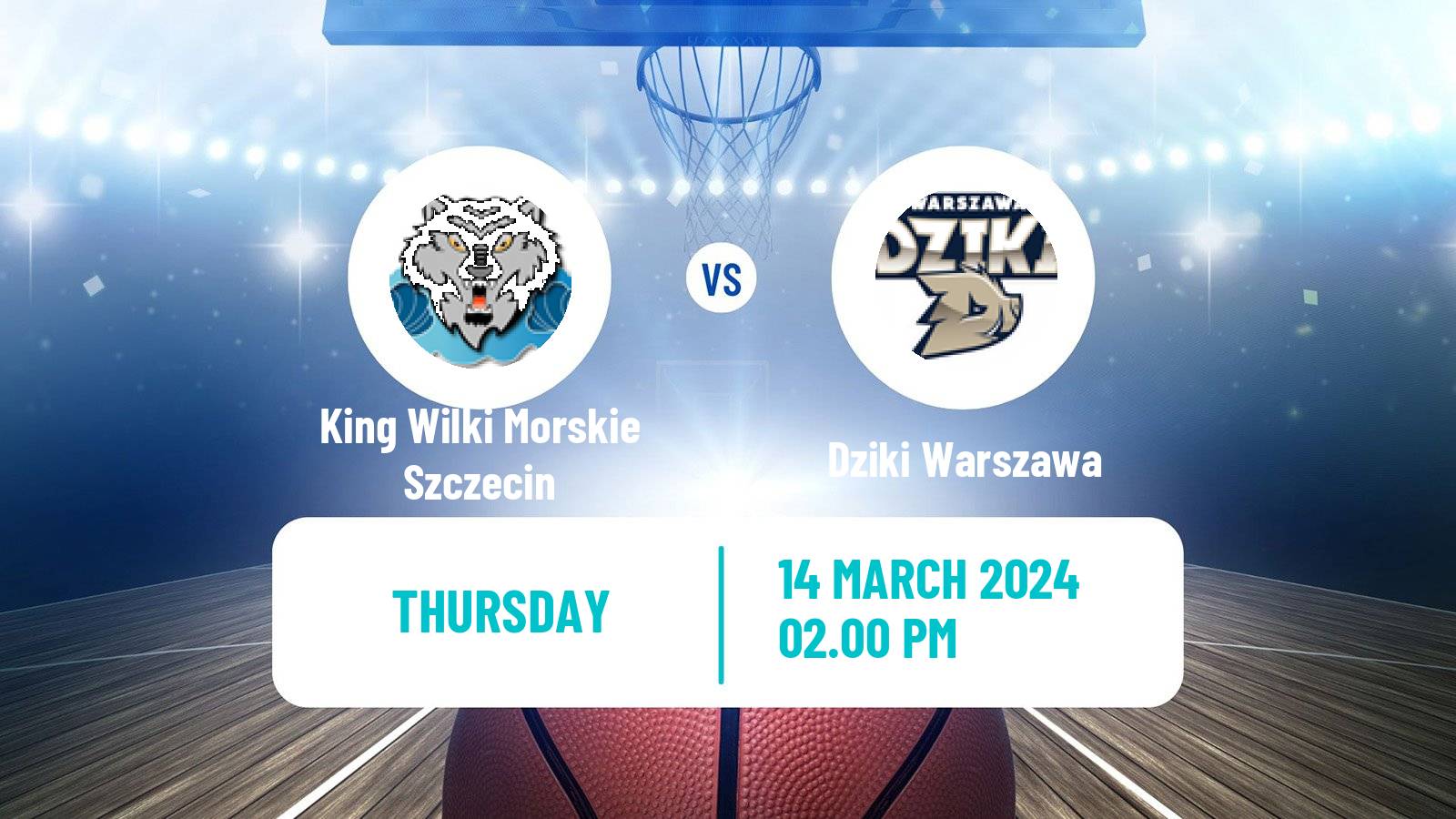 Basketball Polish Basket Liga King Wilki Morskie Szczecin - Dziki Warszawa
