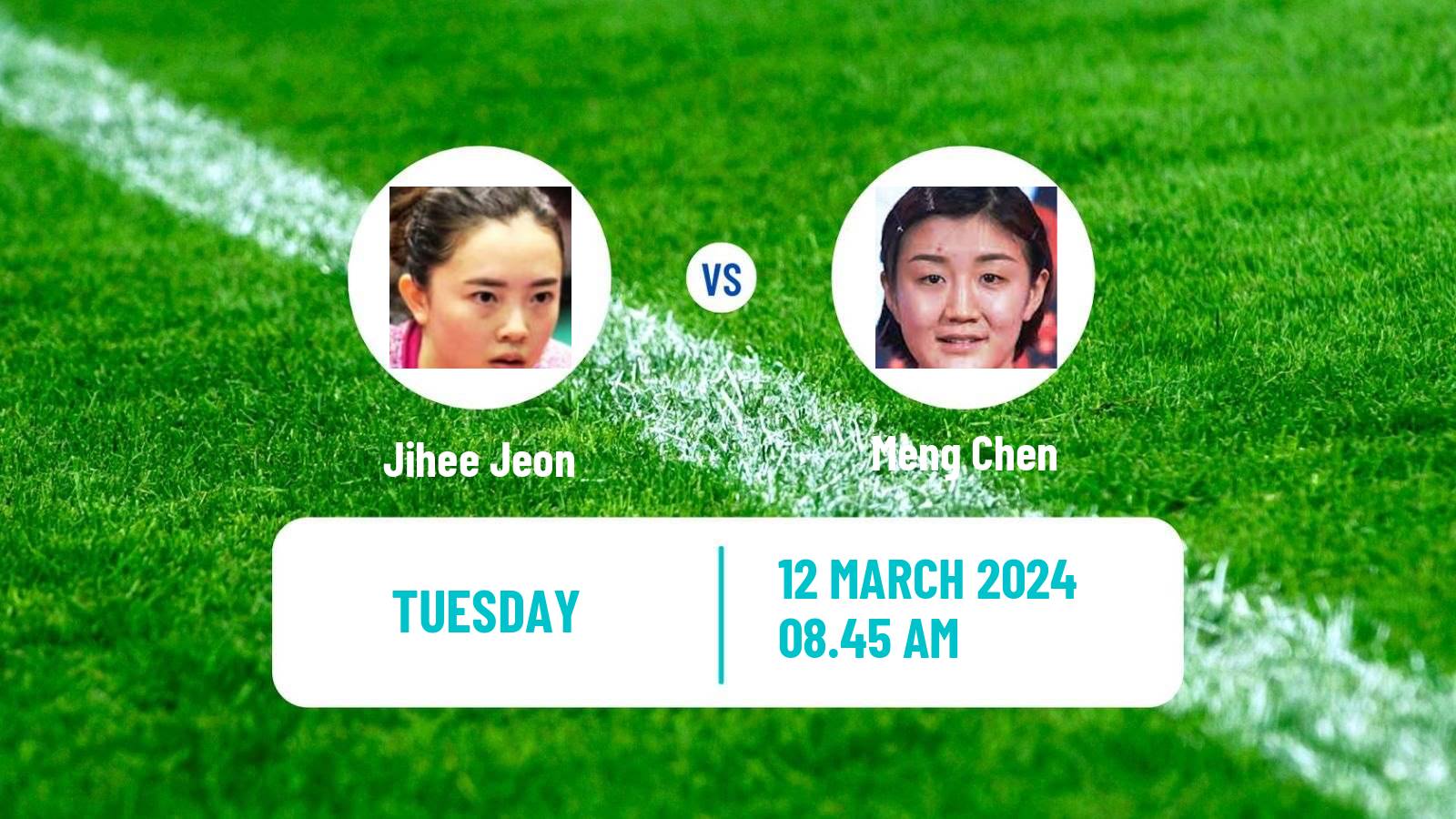 Table tennis Singapore Smash Women Jihee Jeon - Meng Chen