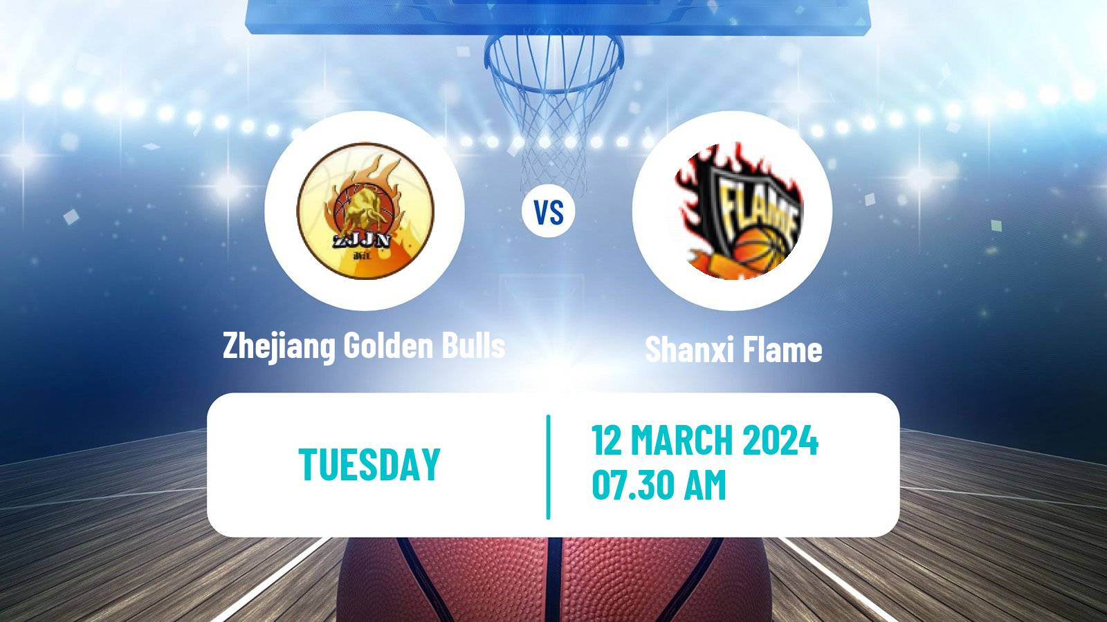 Basketball WCBA Zhejiang Golden Bulls - Shanxi Flame