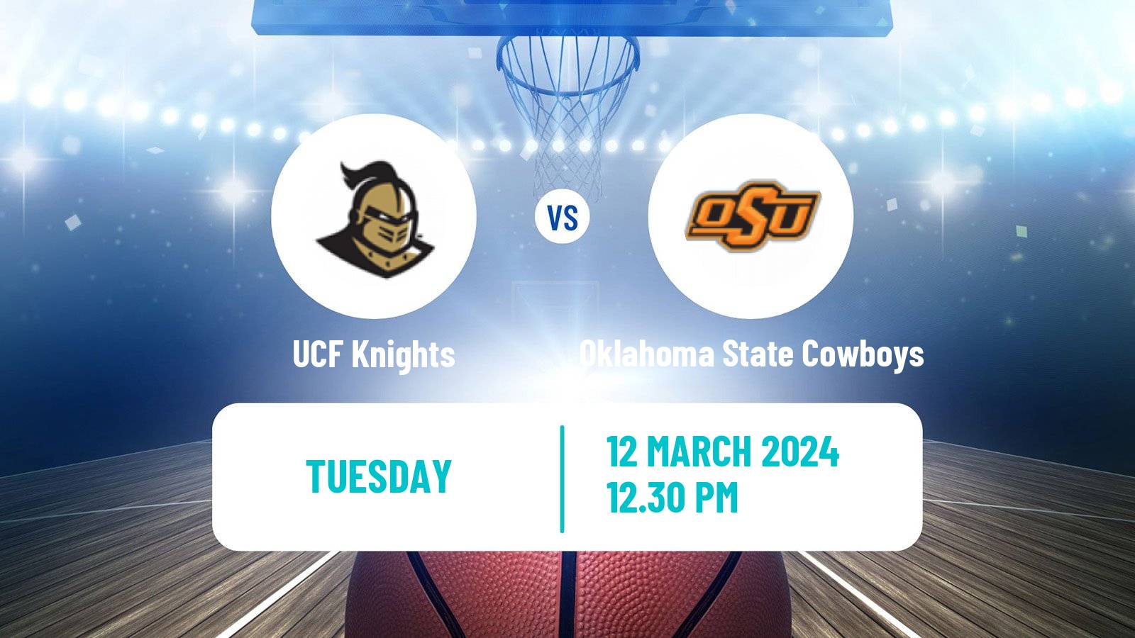 Basketball NCAA College Basketball UCF Knights - Oklahoma State Cowboys