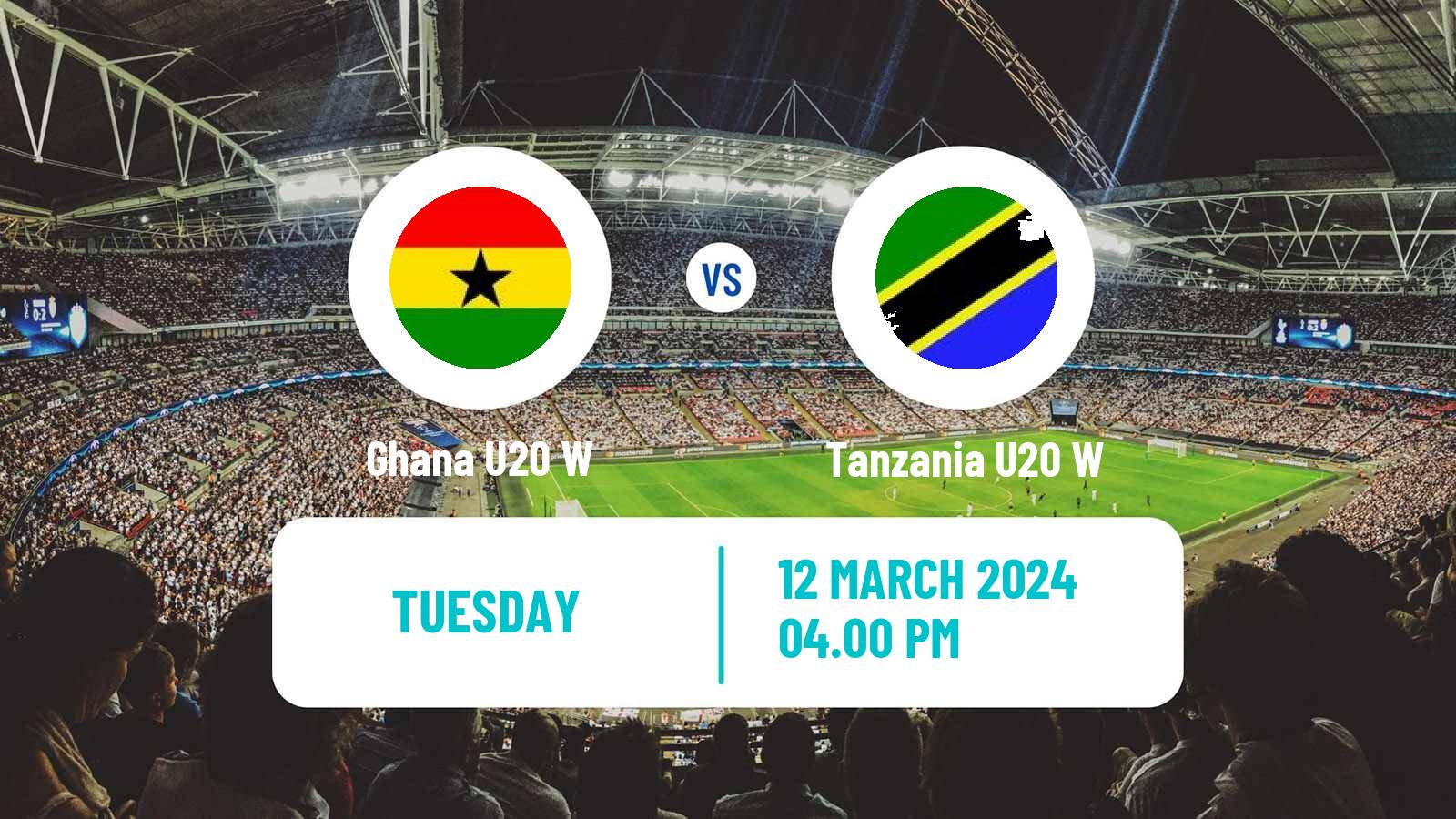 Soccer African Games Football Women Ghana U20 W - Tanzania U20 W