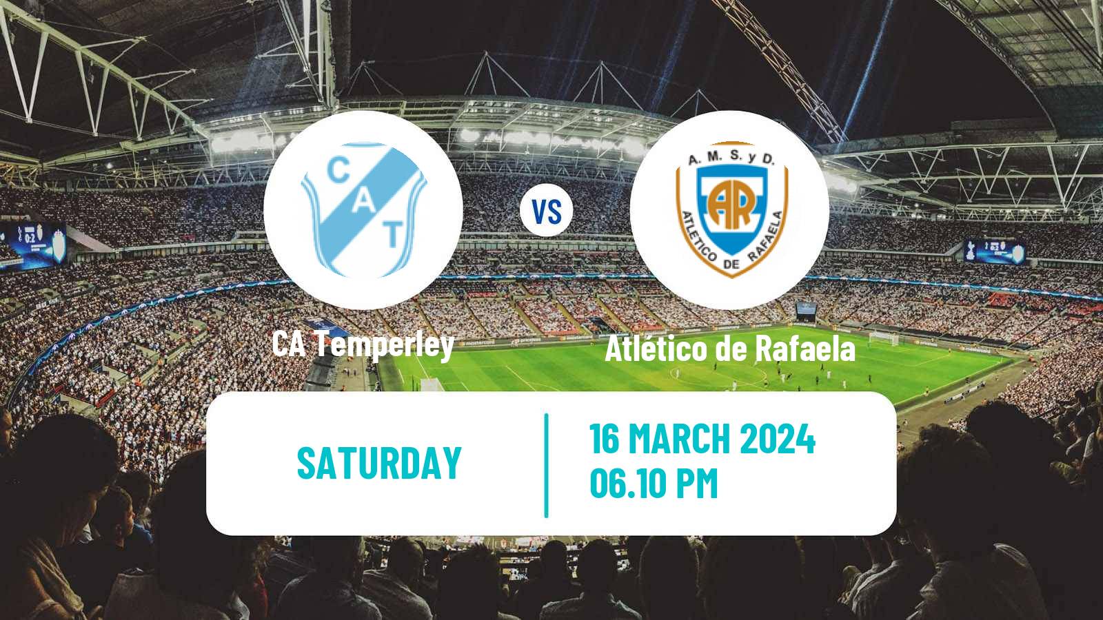 Soccer Argentinian Primera Nacional Temperley - Atlético de Rafaela