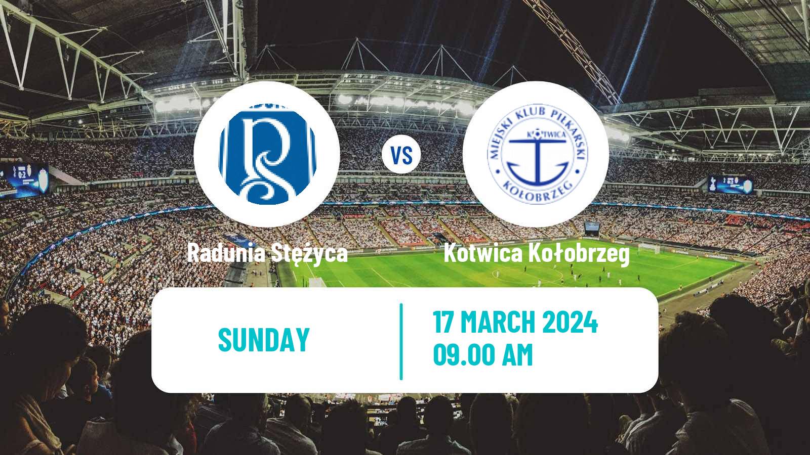 Soccer Polish Division 2 Radunia Stężyca - Kotwica Kołobrzeg