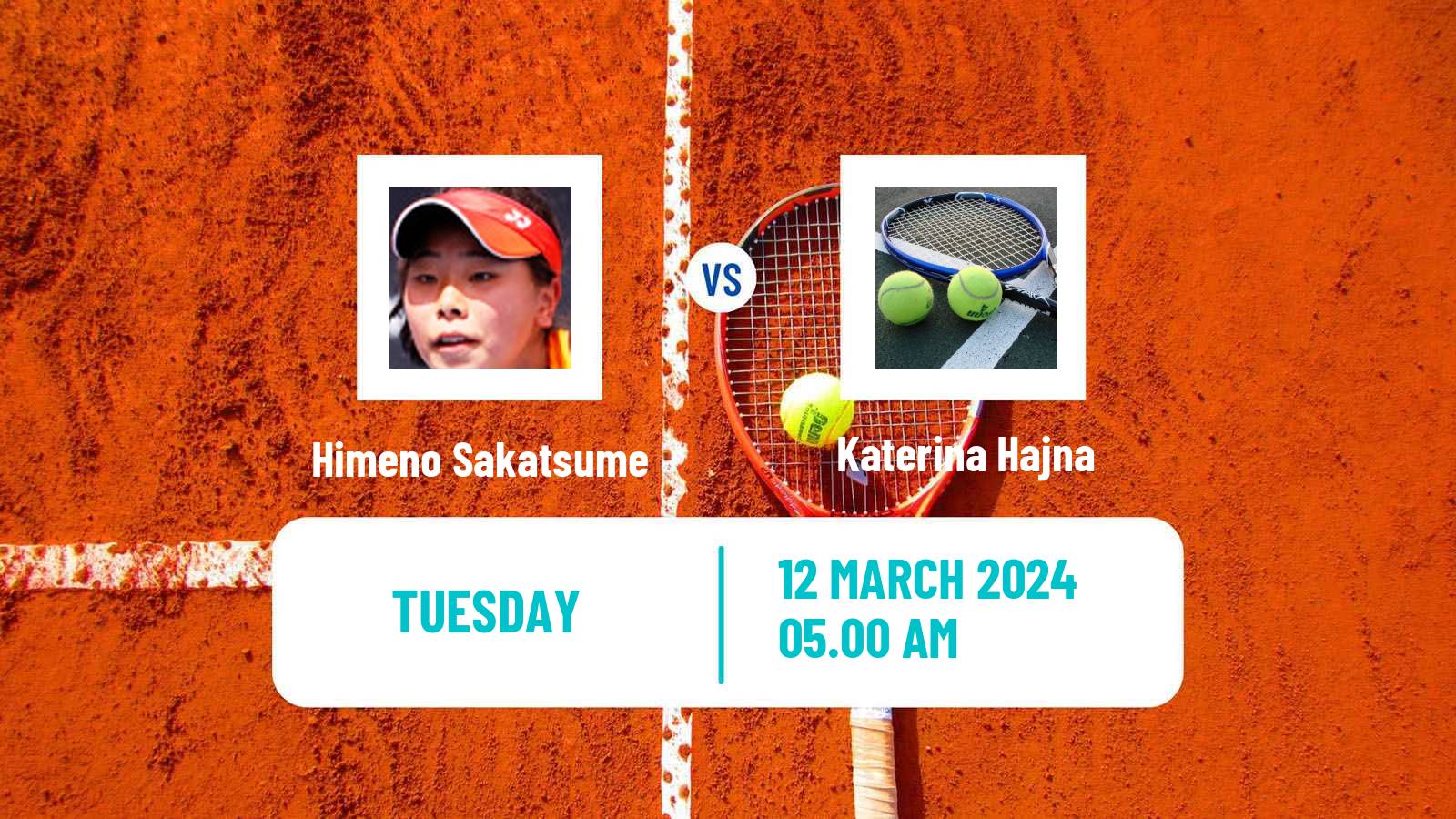 Tennis ITF W75 Ricany Women Himeno Sakatsume - Katerina Hajna
