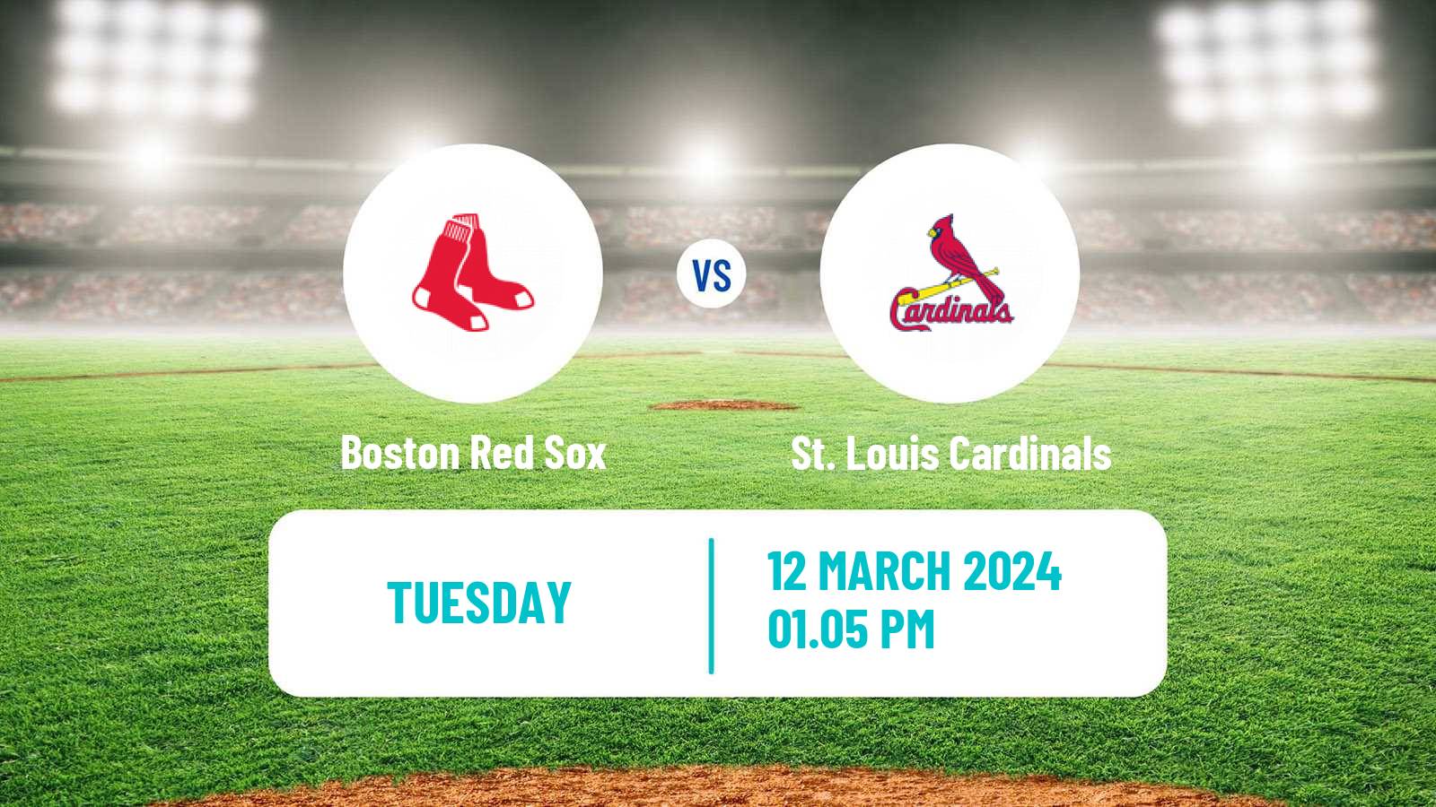 Baseball MLB Spring Training Boston Red Sox - St. Louis Cardinals