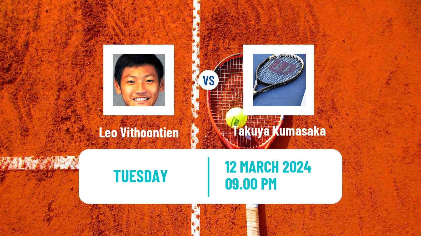 Tennis ITF M15 Hinode Men 2024 Leo Vithoontien - Takuya Kumasaka