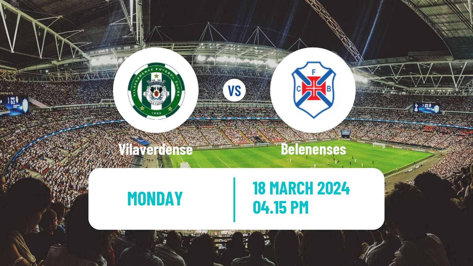 Soccer Portuguese Liga 2 Vilaverdense - Belenenses