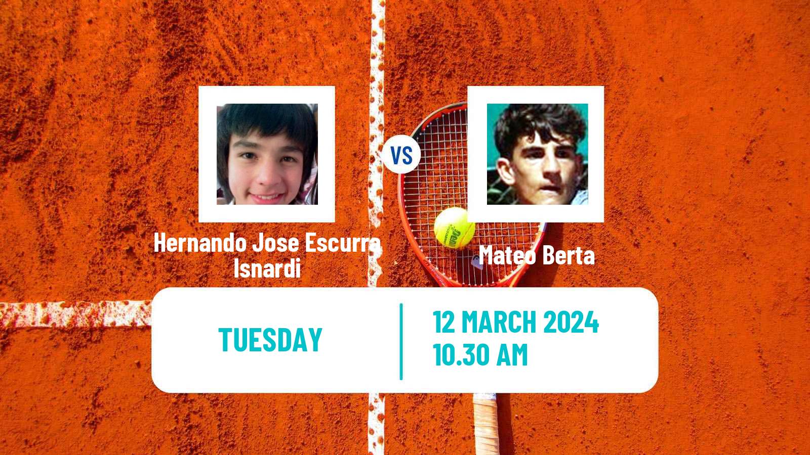 Tennis ITF M25 Feira De Santana Men Hernando Jose Escurra Isnardi - Mateo Berta
