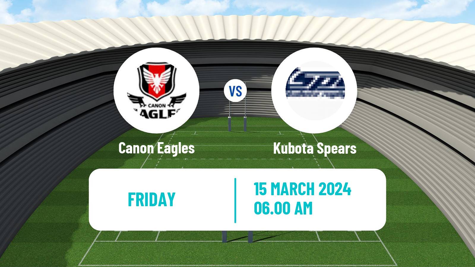 Rugby union Japan League One Rugby Union Canon Eagles - Kubota Spears