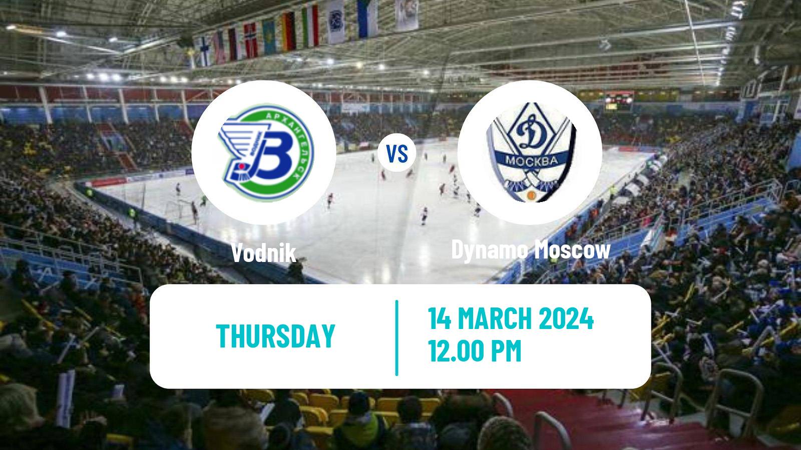 Bandy Russian Super League Bandy Vodnik - Dynamo Moscow