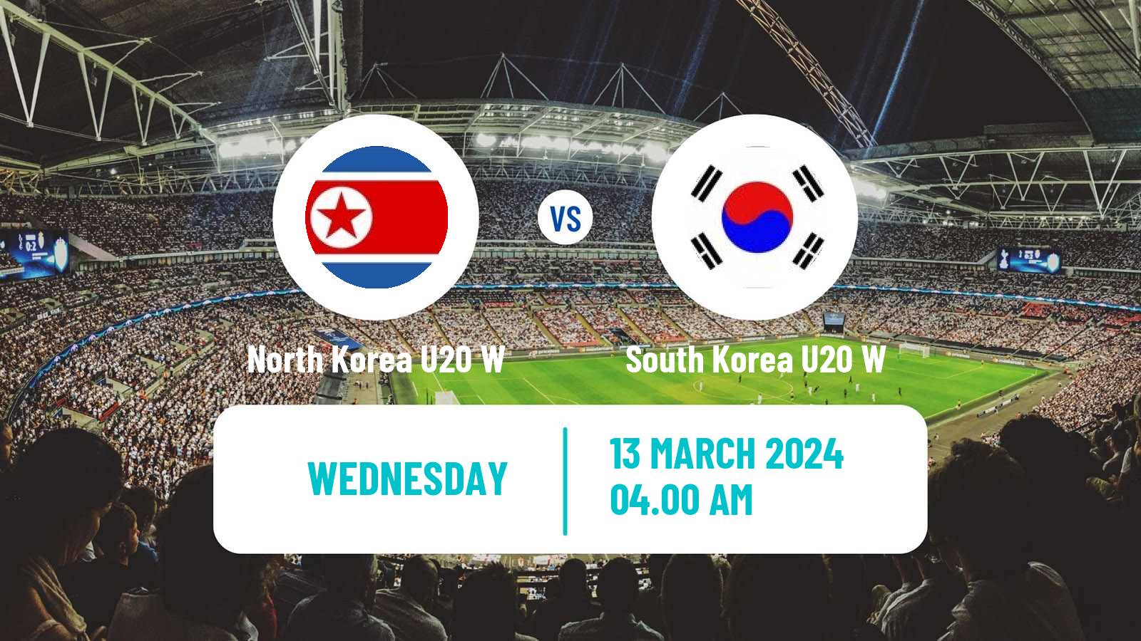 Soccer AFC Asian Cup Women U20 North Korea U20 W - South Korea U20 W