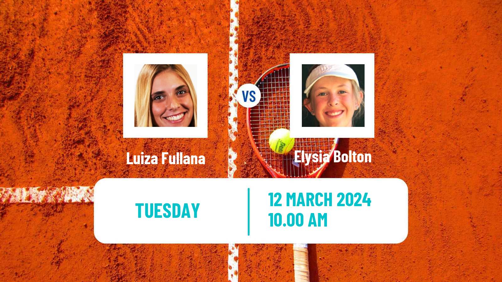Tennis ITF W35 Santo Domingo 2 Women Luiza Fullana - Elysia Bolton