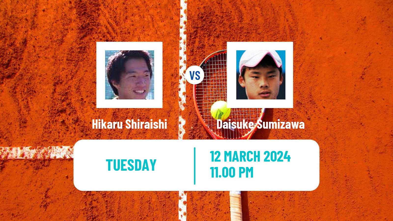 Tennis ITF M15 Hinode Men Hikaru Shiraishi - Daisuke Sumizawa
