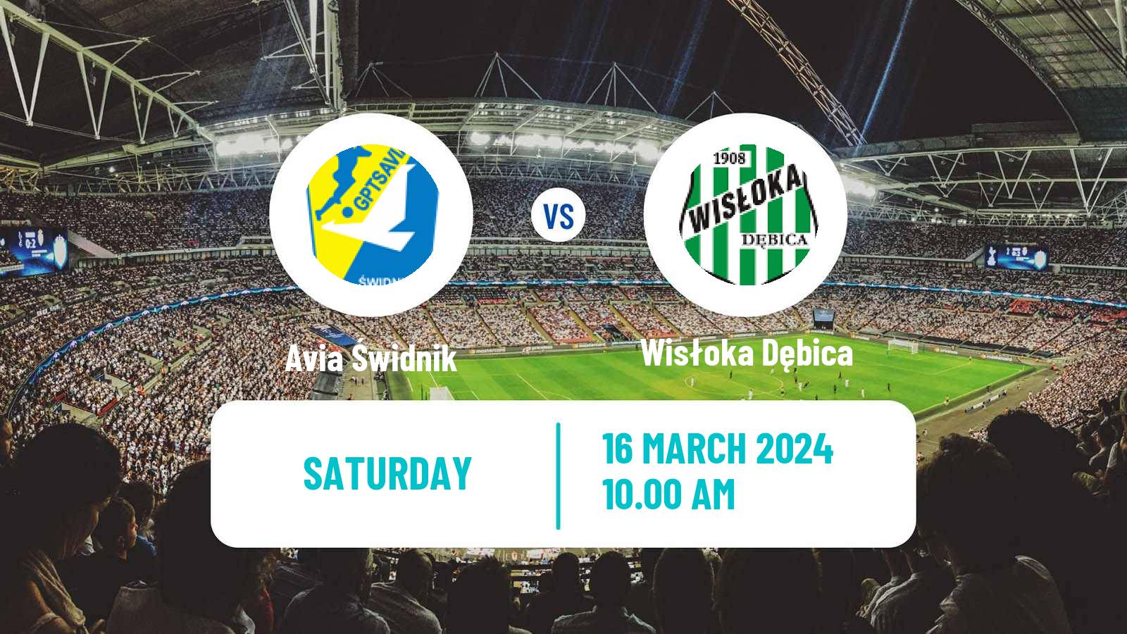Soccer Polish Division 3 - Group IV Avia Świdnik - Wisłoka Dębica